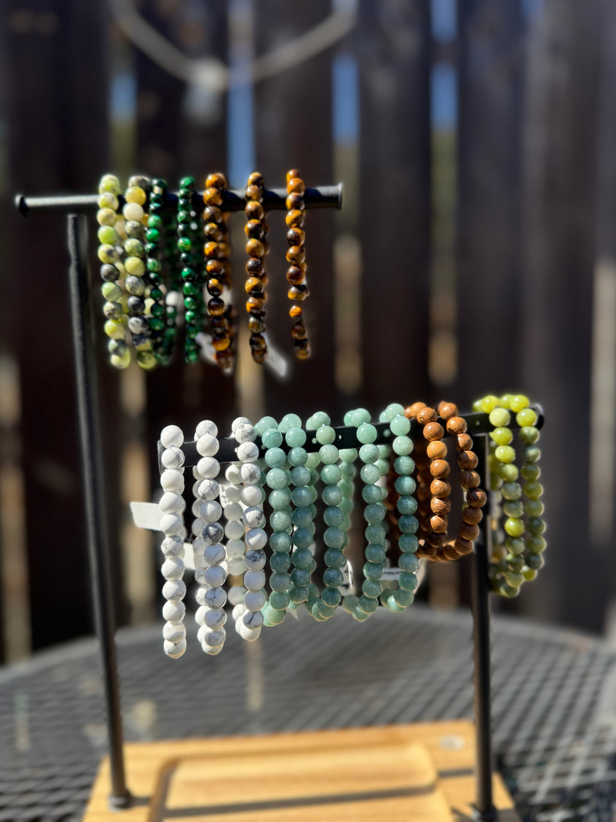 Gemstone Bead Bracelet
